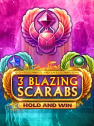 3 Blazing Scarabs Hold and Win